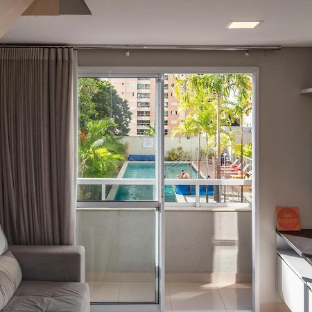 #Th116# Confortavel Duplex De 1 Quarto No Edificio The Expression - Setor Bueno - Tdh116 고이아니아 외부 사진