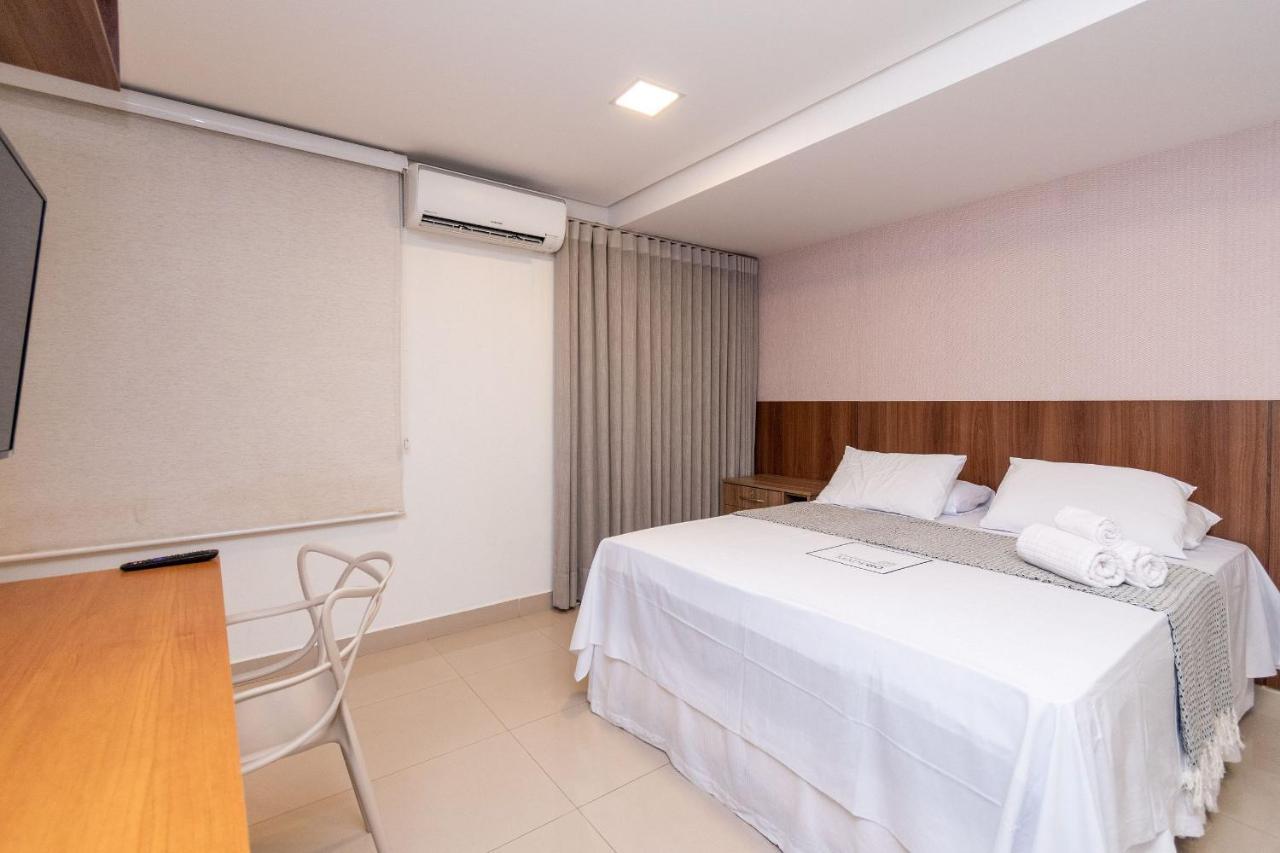 #Th116# Confortavel Duplex De 1 Quarto No Edificio The Expression - Setor Bueno - Tdh116 고이아니아 외부 사진